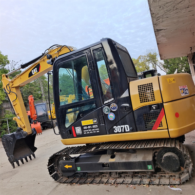 Shanghai Jinshan chaussures de piste d'occasion CAT 307d Excavatrices avec cylindre hydraulique d'origine