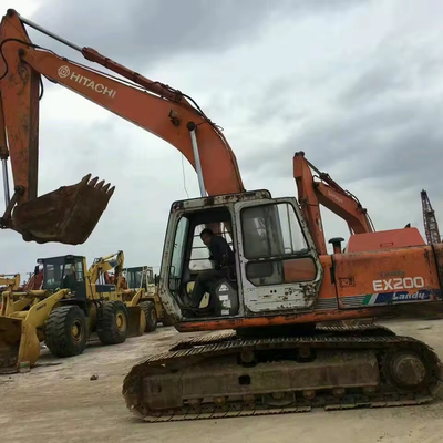 Excavateur Hitachi d'origine japonaise de 20 tonnes EX200-1 EX200-3 avec moteur ISUZU 2015