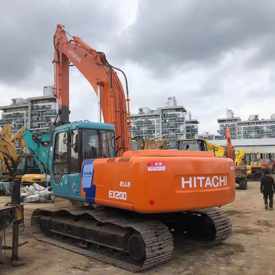 Excavateur à roue de rampe utilisée Hitachi ZX200 EX200-3 EX200-5 avec capacité de seau 1CBM