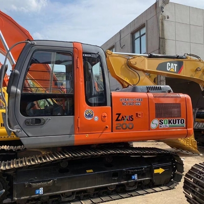 4000 heures de travail moteur ISUZU Hitachi 200-3g creuseur creuseur avec 20 tonnes