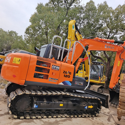 Japonais 12100 KG Hitachi ZX120-3 Excavateur d'occasion avec vanne hydraulique originale