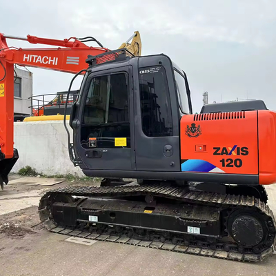 4000 heures de travail Hitachi ZX120-3 ZX120-5 Excavatrices utilisées pour les projets de construction