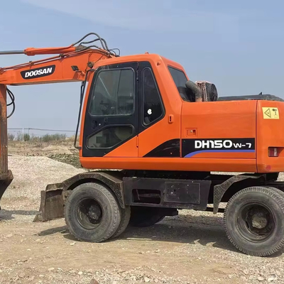 96 kW DB58TIS Moteur Doosan Excavator Roue Crawler Dh150w-7 Dh140 Dx 60 Excavators utilisés