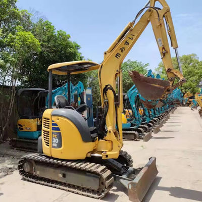 Le Japon Komatsu utilisé PC30MR PC40 Mini Excavator 28,5KW Poids de la machine 3140 KG