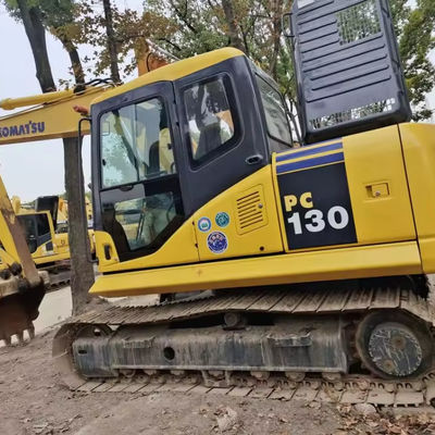 13000 kg Poids de la machine Komatsu PC130-7 Excavateur de piste avec soupape hydraulique originale