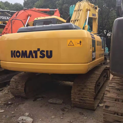 107 kW 20 tonnes KOMATSU PC200 Excavateur à rampe moyenne d'occasion avec soupape hydraulique originale
