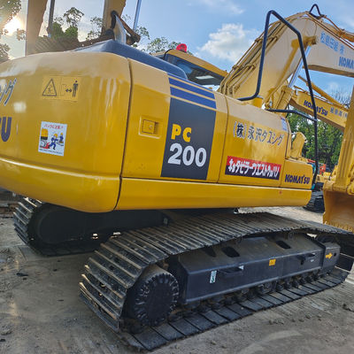 20 tonnes d'excavatrice japonaise utilisée Komatsu PC200