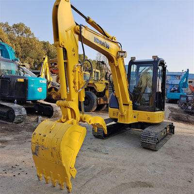 Excavatrice PC55 utilisée de Komatsu avec lame de dozer et capacité de seau de 0,15CBM