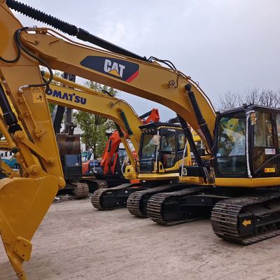 Excavateur CAT 320D2 d'occasion de 2022 avec pompe hydraulique d'origine et poids de fonctionnement de 20 tonnes