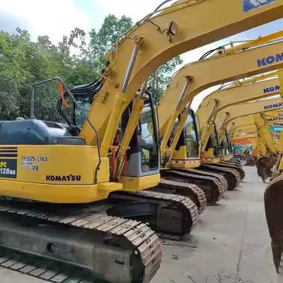 Excavatrice utilisée Komatsu PC128US/PC138US/PC78US du Japon avec moteur Komatsu S4D102E
