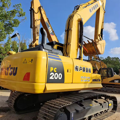 Excavateur Komatsu pc200-8 avec cylindre hydraulique d'origine et poids de fonctionnement de 20TONS