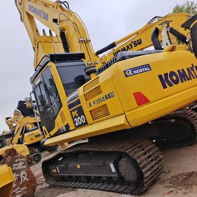 20 tonnes d'excavatrice utilisée Komatsu PC200-8 vendue avec pompe hydraulique originale