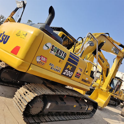 Excavateur KOMATSU PC200-8 d'occasion de 2 tonnes et moteur importé