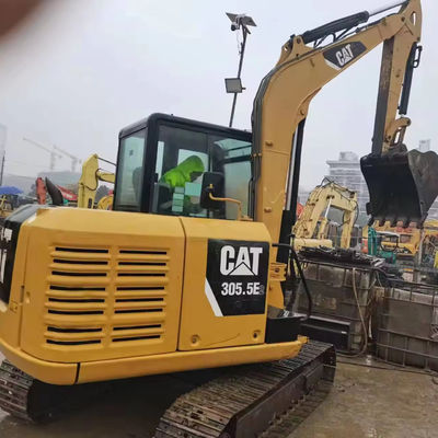 En bon état 303.5 Mini Excavator Cat 305.5e avec cylindre hydraulique original