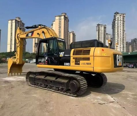 Excavatrice japonaise CAT 330D d'occasion de 201 kW avec conception originale et cylindre hydraulique