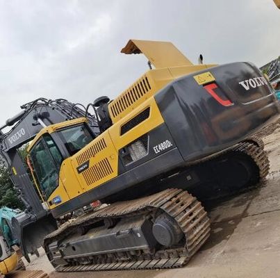 VolvoEc480d Excavateur utilisé Machines de construction lourdes de grande taille de 48 tonnes avec vanne originale
