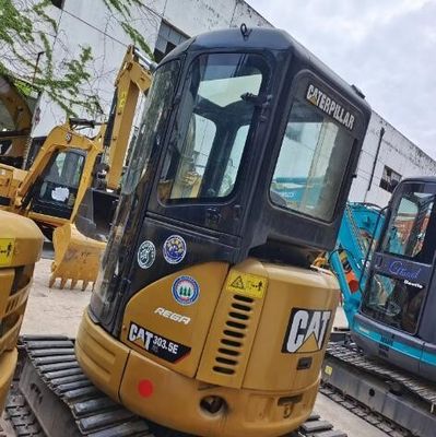 Mini Cat 303.5 Excavateur de seconde main Caterpillar 303.5e avec poids de fonctionnement de 3600