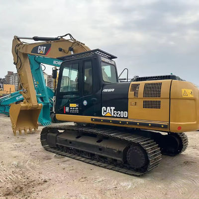 Excavatrice CAT 320D utilisée avec pompe hydraulique ORIGINALE Hauteur maximale de creusement 7840 mm