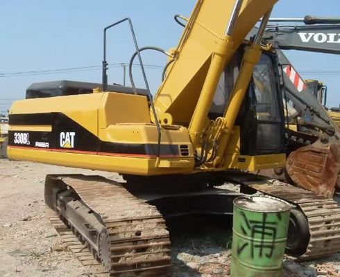 Excavateur Caterpillar 330BL d'occasion avec pompe hydraulique originale 33701 kg Poids de la machine