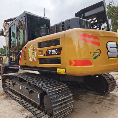 Machinerie lourde de pointe 215C Pro Excavator Machine Poids de 21000 kg et vitesse nominale de 3.5