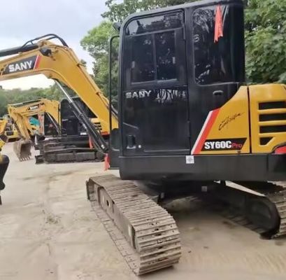 2022 SANYsySY60C pro excavateur Utilisé avec une faible consommation d'huile et une efficacité de travail élevée