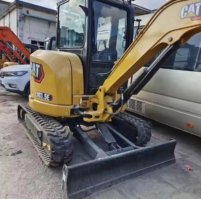 Utilisé Caterpillar Cat 303cr 303.5 Mini Excavator 3Ton 2020 Manœuvrabilité flexible
