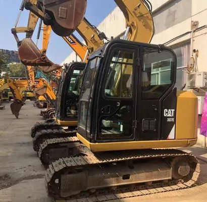 Excavateur Caterpillar CAT307 d'occasion avec machine à ramper 0,31 capacité de seau