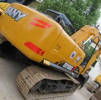 Excavateur SANY SY155H d'occasion 2022 avec moteur ISUZU BB-4BG1TRP en parfait état