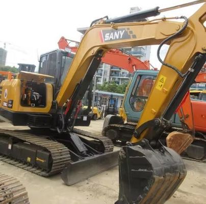 Excavateur à cylindre hydraulique original SanySY60C PRO avec une puissance de 36 kW en bon état