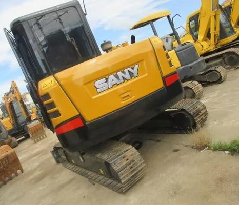 Utilisé SANYsySY60C pro excavateur avec une faible consommation d'huile dans une bonne capacité de seau 0.28