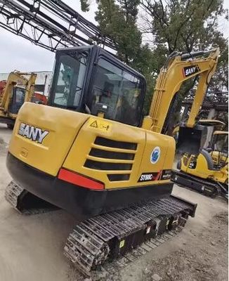 Bonne SanySY60C de seconde main creuseuse avec 0,28 capacité de seau et 5780 kg de poids de la machine