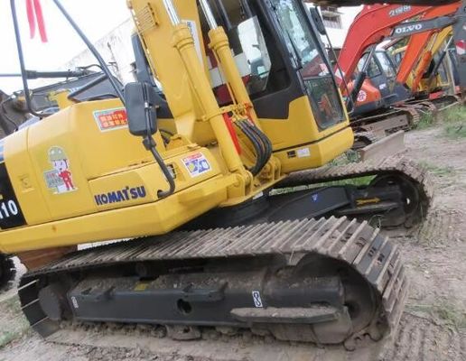 Une excavatrice de seconde main Komatsu PC110 avec une capacité de seau de 0,48CBM à un prix abordable