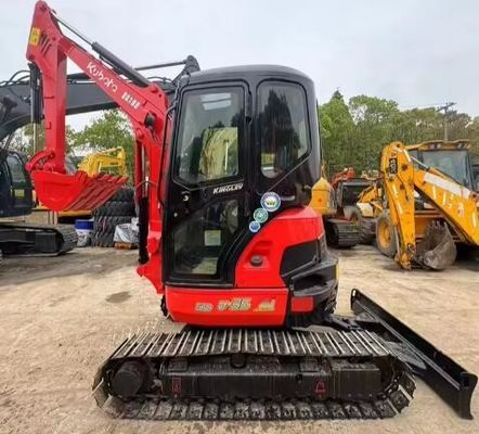 3.5 tonnes Petite machine d'occasion Excavateur Kubota U35 avec soupape hydraulique d'origine