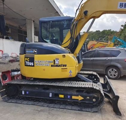 Excavateur PC78US d'occasion en bon état Komatsu PC78US avec pompe hydraulique originale