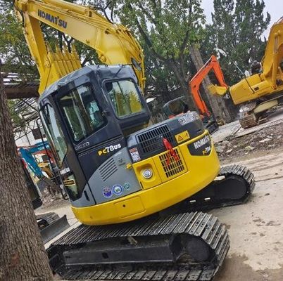 Excavatrice PC78US utilisée avec moteur Komatsu S4D95LE-3 en bon état