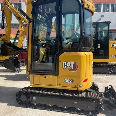 Année 2023 Excavateur original CAT 302cr 2 tonnes Excavateur hydraulique