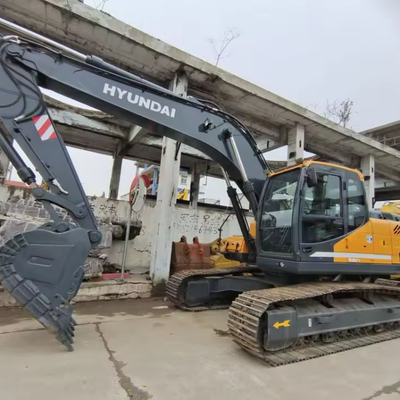 22 tonnes Hyundai 225 Excavator Profondeur maximale de creusement 6810MM pour les magasins de matériaux de construction