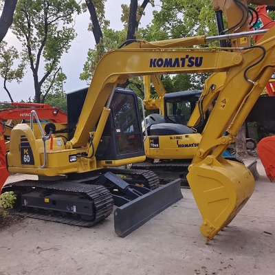 Excavatrice PC60-8 utilisée avec moteur Komatsu S4D95LE-3 en bon état