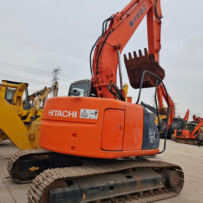 Équipement lourd utilisé Hitachi ZX135 Excavator avec peinture d'origine et vanne hydraulique