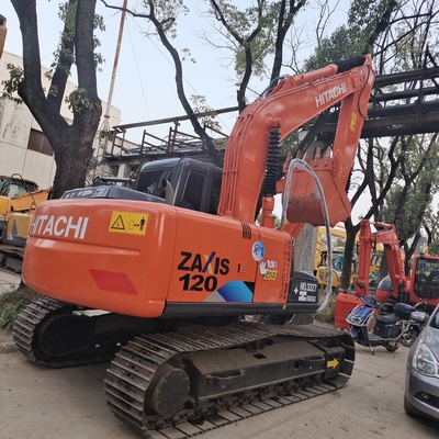 Excavateur Hitachi Zx120 de 12 tonnes avec 4000 heures de travail et original cylindre hydraulique
