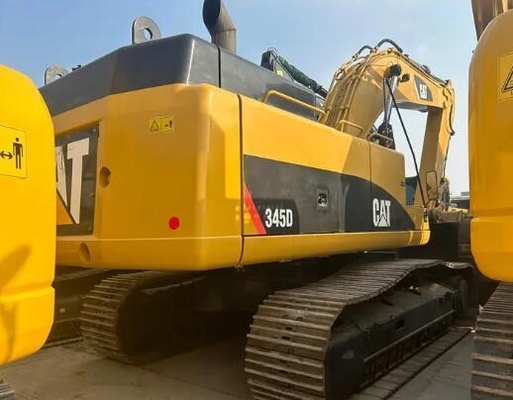 Cat 345D Excavateur Caterpillar utilisé 45 tonnes Grand creuseur hydraulique avec moteur C13