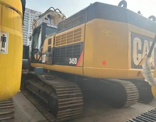 Pompes hydrauliques d'origine CAT 345D Excavatrice utilisée 45 tonnes Excavateur à rampe avec moteur C13