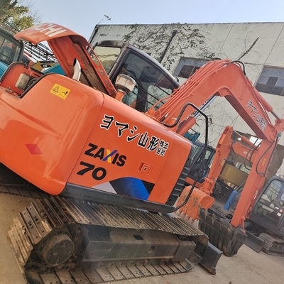Année 2020 Excavateur d'occasion Petite Mini Hitachi Excavator ZX70 en bon état