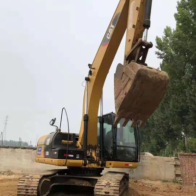 Excavateur à rampe de 20 tonnes Caterpillar 320D utilisé dans la construction avec 1200 heures de travail