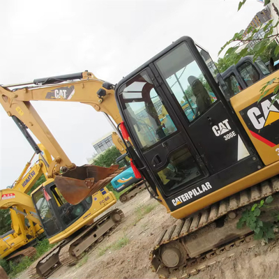 Excavateur à rouleaux Cat 306 d'occasion avec capacité de seau 0,22 et soupape hydraulique originale
