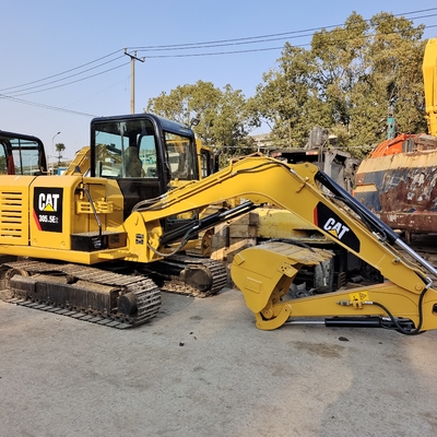 Excavateur hydraulique Cat305.5e fabriqué au Japon avec une profondeur maximale de creusement de 6810 mm