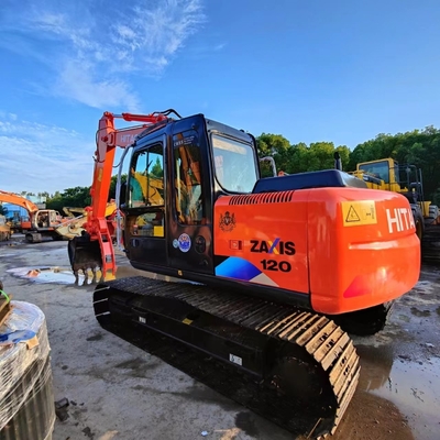 4000 heures de travail de seconde main Hitachi ZX120-3 Excavateur pour votre projet de construction