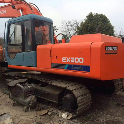 Excavatrice utilisée Hitachi EX200-1 ZX200-3 ZX200-5 EX120-3 dans le moteur ISUZU de Shanghai